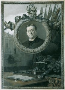 Skuespilleren Adolf von Sonnenthal af Hans Temple