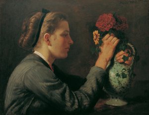 Agathe Thoma, kunstnerens søster af Hans Thoma
