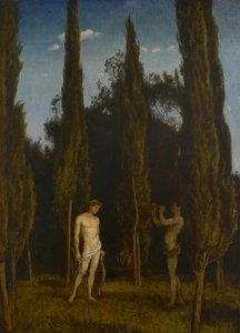 Apollo og Marsyas af Hans Thoma