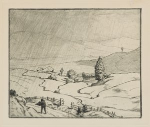 Det begynder at regne af Hans Thoma