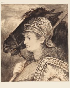 Brunhilda med Grane af Hans Thoma
