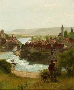 Rhen ved Laufenburg af Hans Thoma