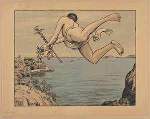 Den flyvende Merkur, pl. 76 af Hans Thoma
