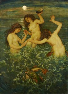 Tre havfruer af Hans Thoma
