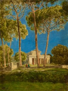 Villa Borghese af Hans Thoma