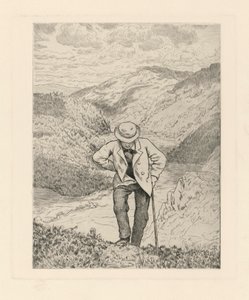 Vandrere i bjergene af Hans Thoma