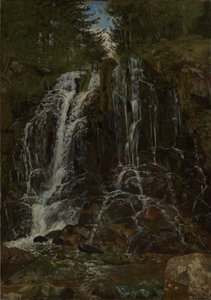 Vandfald nær St. Blasien af Hans Thoma
