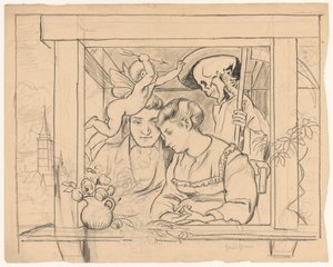 Høster - Død af Hans Thoma