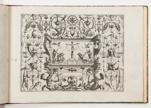 Tavle 23, fra Grotteßco: på forskellige måder (Various Grotesques)