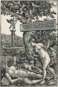 Pyramus og Thisbe, ca. 1510. af Hans Wechtlin