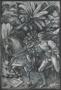 Ridderen og Lansquenet, ca. 1512. af Hans Wechtlin
