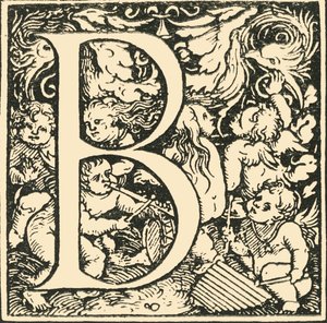 B - Et alfabet af Hans Weiditz, c1520-1521, 1908. af Hans Weiditz