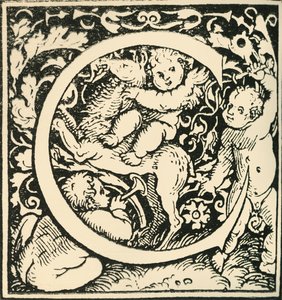 C - Et alfabet af Hans Weiditz, c1520-1521, 1908.