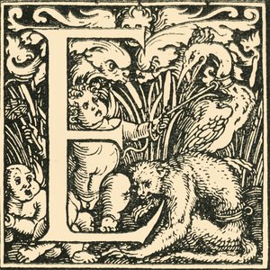 E - An Alphabet af Hans Weiditz, c1520-1521, 1908.