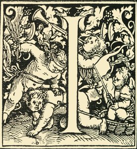 I - An Alphabet af Hans Weiditz, c1520-1521, 1908. af Hans Weiditz