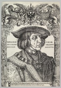Portræt af kejser Maximilian I, 1519.