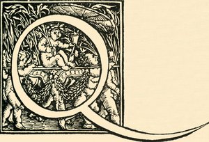 Q - An Alphabet af Hans Weiditz, c1520-1521, 1908.