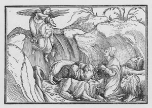 Daniel i Løvernes Hule, Bel og dragen I, 36 af Hans after Holbein the Younger