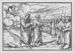Gud befaler Moses at tælle folket, Nummer I, 19 af Hans after Holbein the Younger