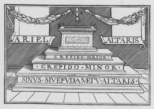 Guds herlighed vender tilbage til templet, Ezekiel XLIII, 4 af Hans after Holbein the Younger