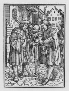 Holbeins Dødedans: Advokaten af Hans after Holbein the Younger