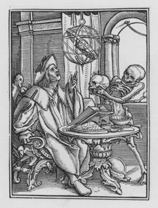Holbeins Dødedans: Astrologen af Hans after Holbein the Younger