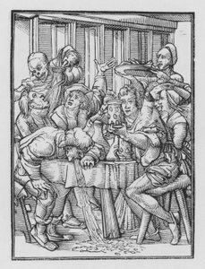 Holbeins Dødedans: Drunkards af Hans after Holbein the Younger