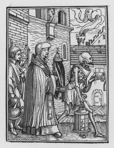 Holbeins Dødedans: Præsten af Hans after Holbein the Younger