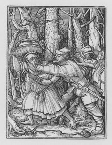 Holbeins Dødedans: Røveren af Hans after Holbein the Younger