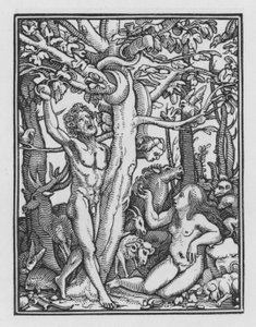 Holbeins Dødedans: Fristelsen af Hans after Holbein the Younger