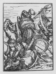 Holbeins Dødedans: Vognmanden af Hans after Holbein the Younger