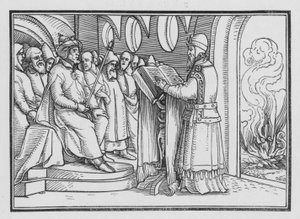 Josiah Destroyeth afgudsdyrkelse, 2. Kongebog XXIII, 2 af Hans after Holbein the Younger