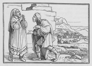 Nehemias sørger, faster og beder, Nehemias I, 3 af Hans after Holbein the Younger