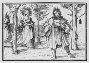 Kirkens kærlighed til Kristus, Salomons højsang I, 14 af Hans after Holbein the Younger
