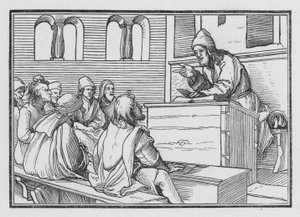 Profetien om Amos, Amos I, 1 af Hans after Holbein the Younger