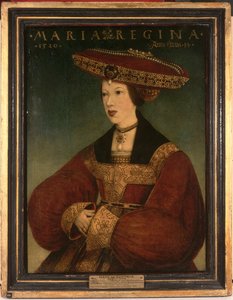 Maria af Østrig, ca. 1520 (olie på vellum på panel)