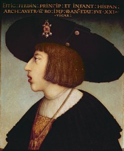 Portræt af Ferdinand I, den hellige romerske kejser