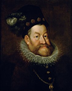 Tysk: Kejser Rudolf II. (1552-1612) Portræt af kejser Rudolf II af Hans von Aachen