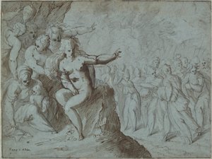 Mytologisk scene af Hans von Aachen
