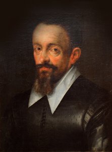 Portræt af Johannes Kepler 1571-1630, mellem 1601 og 1615. af Hans von Aachen