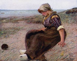 Deep in Thought (farve litho)