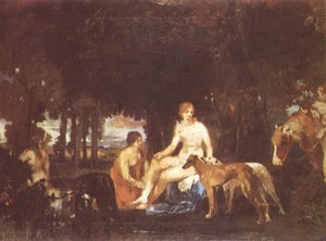 Diana i badet af Hans von Marées