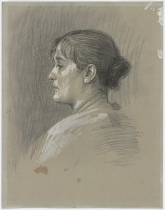 Portræt af Klara Bruckmann
