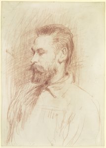 Portræt af Peter Bruckmann af Hans von Marées