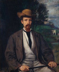 Selvportræt med gul hat, 1874