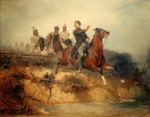 Scene fra frihedskrigene af Hans von Marées