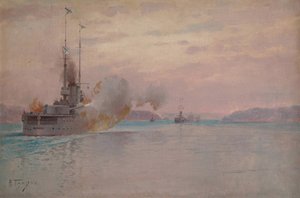 Det russiske flådebombardement af Bosporus-området, 1915-1916 af Hansen