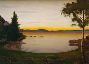 Stille Aften, Nærsnes af Harald Oscar Sohlberg
