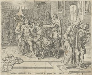 Sikems omskæring Dina og Sikems historie (serietitel) af Harmen Jansz Muller