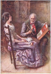 Caleb Plummer og hans blinde datter, illustration til 